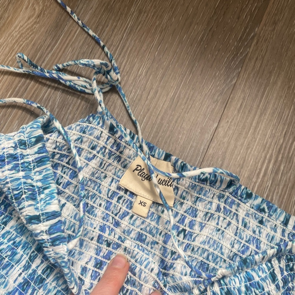 Playa Lucila Smocked Mini Dress - Picture 7 of 7
